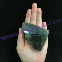 MeldedMind Double Flash Labradorite Specimen 2.99in 76mm One Side Polished 196