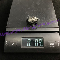 MeldedMind Black Moonstone Elephant 1.42in-1.53in 36mm-39mm Blue Pearl Larvikite