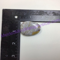 MeldedMind Crazy Lace Agate Palm Stone 1.67in 42mm Laughter Stone Happy Lace 078