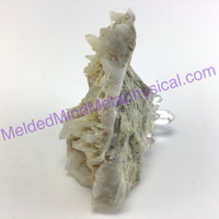 MeldedMind Clear Crystal Quartz Cluster 3.33in 84mm Skeletal, Bridge 689