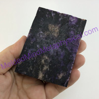 MeldedMind Natural Rough Charoite Slab 3.42in Stone of Transformation 760