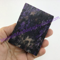 MeldedMind Natural Rough Charoite Slab 3.42in Stone of Transformation 760