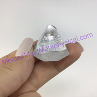 MeldedMind XL Apophyllite Tip Crystal Specimen .91in Mineral Heart India 240
