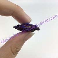 MeldedMind Titanium Coated Kyanite Blade 1.25in 31mm Rainbow Specimen 629