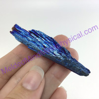 MeldedMind Titanium Coated Kyanite Blade 2.37in 60mm Rainbow Specimen 630