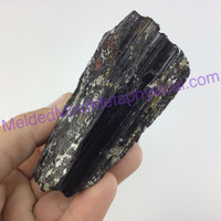 MeldedMind Black Rough Tourmaline Specimen 3.16in Grounding Energy 531