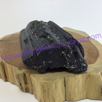 MeldedMind Black Rough Tourmaline Specimen 6.01in Grounding Energy 534