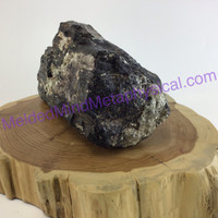 MeldedMind Black Rough Tourmaline Specimen 5.59in Grounding Energy 535