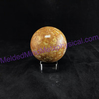 Pictured with 3.14in Leopard Skin Jasper Sphere. (not included) sku: 170603