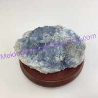 MeldedMind Raw Celestite Cluster Specimen 4.19in Natural Blue Crystal 506