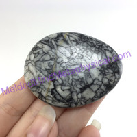 MeldedMind Pinolith Palm Stone 1.94in Worry Stone Metaphysical Holistic 128