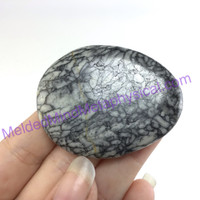 MeldedMind Pinolith Palm Stone 1.94in Worry Stone Metaphysical Holistic 128