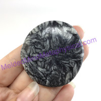 MeldedMind Pinolith Palm Stone 1.85in Worry Stone Metaphysical Holistic 132