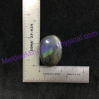 MeldedMind Labradorite Palm Stone 1.38in Worry Pocket Natural 188