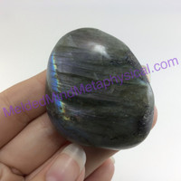 MeldedMind Labradorite Palm Stone 1.69in Worry Pocket Natural 184