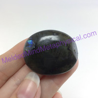 MeldedMind Labradorite Palm Stone 1.32in Worry Pocket Natural 180