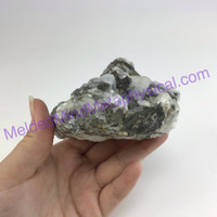 MeldedMind Pyrite, Calcite Fluorite Specimen 3.82in Balance Strength Cleanse 295
