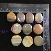 MeldedMind One (1) Polychrome Jasper Palmstone ~1.50in Balance Power 049