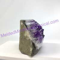 MeldedMind Natural Polished Grade A Cut Based Amethyst Geode 2.86in Décor 719