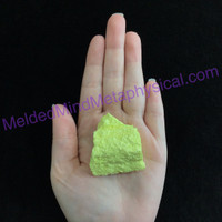 MeldedMind Louisiana Sulphur Sulfur Specimen 1.82in Yellow Mineral Healing 163