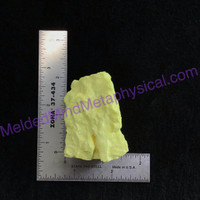 MeldedMind Louisiana Sulphur Sulfur Specimen 2.14in Yellow Mineral Healing 169