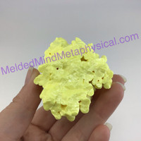 MeldedMind Louisiana Sulphur Sulfur Specimen 2.53in Yellow Mineral Healing 172