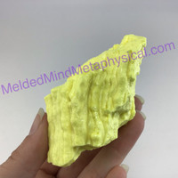 MeldedMind Louisiana Sulphur Sulfur Specimen 2.53in Yellow Mineral Healing 172