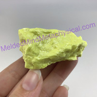 MeldedMind Louisiana Sulphur Sulfur Specimen 1.94in Yellow Mineral Healing 161