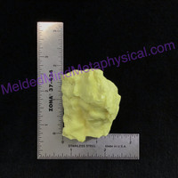 MeldedMind Louisiana Sulphur Sulfur Specimen 1.89in Yellow Mineral Healing 167