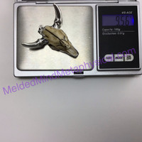 MeldedMind Longhorn Cow Skull Pendant 1.77in Novelty Desert 234