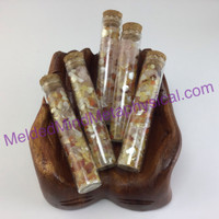 MeldedMind Joy Crystal Chips Tube Wand Vial Intention Happiness Energy 983