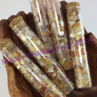 MeldedMind Joy Crystal Chips Tube Wand Vial Intention Happiness Energy 983