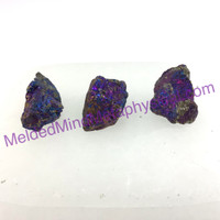 MeldedMind Set of 3 XS Rainbow Chalcopyrite Specimen ~25mm Mineral Power 185