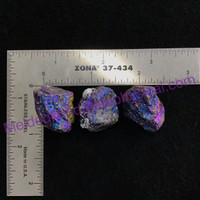 MeldedMind Set of 3 XS Rainbow Chalcopyrite Specimen ~24mm Mineral Power 183