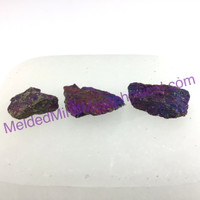 MeldedMind Set of 3 XS Rainbow Chalcopyrite Specimen ~30mm Mineral Power 190