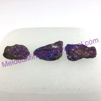 MeldedMind Set of 3 XS Rainbow Chalcopyrite Specimen ~30mm Mineral Power 190