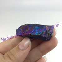 MeldedMind Rainbow Chalcopyrite Rough Specimen ~46mm Stone of Power Mineral 197