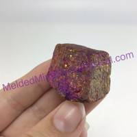 MeldedMind Rainbow Chalcopyrite Rough Specimen ~46mm Stone of Power Mineral 203