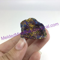 MeldedMind Rainbow Chalcopyrite Rough Specimen ~39mm Stone of Power Mineral 205