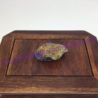 MeldedMind Rainbow Chalcopyrite Rough Specimen ~53mm Stone of Power Mineral 206