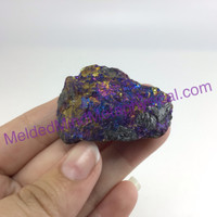 MeldedMind Rainbow Chalcopyrite Rough Specimen ~43mm Stone of Power Mineral 207