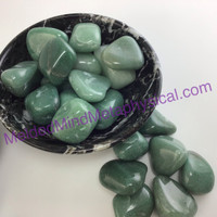 MeldedMind One (1) Light Green Aventurine Tumble Natural Green Crystal 277