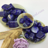 MeldedMind One (1) Blue Lapis Lazuli Tumble 3 Sizes Natural Crystal Stone 044