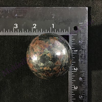 MeldedMind Hematite, Pyrite, & Blk Tourmaline Sphere 2.15in Natural Crystal 261