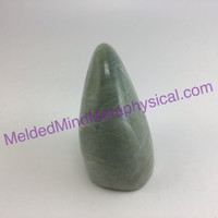 MeldedMind Green Moonstone Polished Freeform 3.7in Home Decor Tower 202