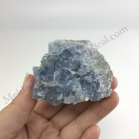 MeldedMind Raw Celestite Cluster Specimen 2.51in Natural Blue Crystal 507