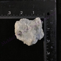 MeldedMind Raw Celestite Cluster Specimen 2.40in Natural Blue Crystal 518