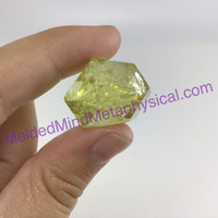 MeldedMind Double Terminated Citrine 1.17in Natural Yellow Crystal Point 025