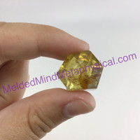MeldedMind Double Terminated Citrine 1.02in Natural Yellow Crystal Point 026