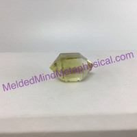 MeldedMind Double Terminated Citrine 1.20in Natural Yellow Crystal Point 029